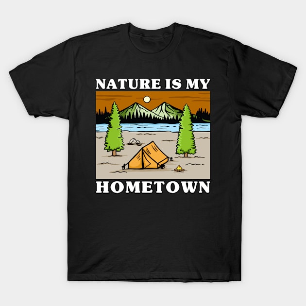 Outdoors T-Shirt by Alvd Design